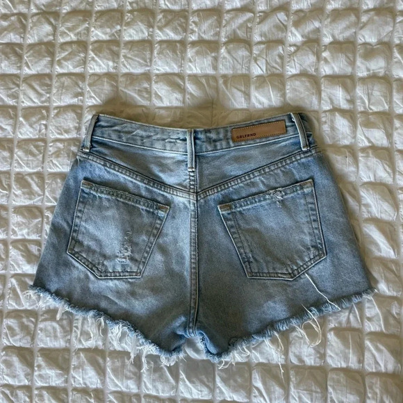 GRLFND Cindy cutoff denim shorts in silly love songs - Picture 11 of 13